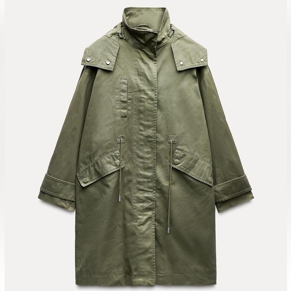 NWT ZARA TREND Hooded Parka Coat SIZE L
PRICE FIRM - Picture 4 of 14